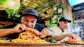 Giant Parmi Challenge Against a Professional Eater [upl. by Bacchus]