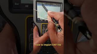 How to import dxf file in Trimal GPS [upl. by Lantha]