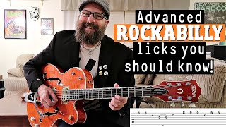 Advanced Rockabilly Licks You Should Know [upl. by Nalak591]