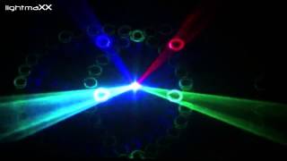 lightmaXX SPECTRAL 3D RGB Grating 3DEffect Laser [upl. by Ehcrop]