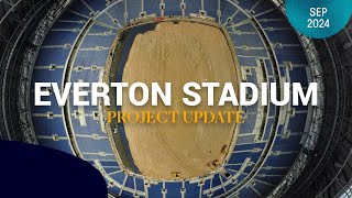 COMPLETION EDGES EVER CLOSER 🔵 Update from Everton Stadium [upl. by Inalawi]