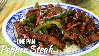 One Pan Pepper Steak in 30 Minutes [upl. by Henghold]