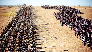 600 Macedonian Pikeman Vs 2500 Persian Infantry  Total War Rome 2 [upl. by Bethesda]