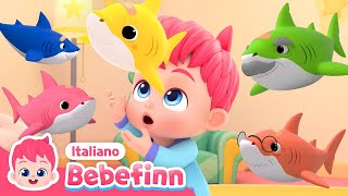 Bebefinn Cinque Piccoli Squali  Italiano  Canzoni per Bambini [upl. by Woodman]