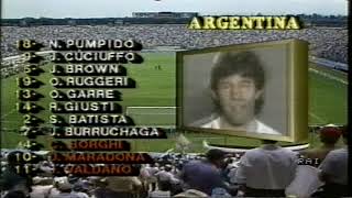 1986 ITALIAARGENTINA MARTELLINIPIZZUL [upl. by Annam]