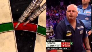 Premier League of Darts 2014  Week 11  Thornton v van Barneveld [upl. by Pascasia]