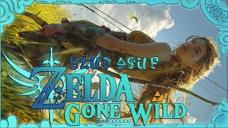 5K Zelda GONE WILD  Combat contre un Lynel  BotW blueazur [upl. by Tlok]