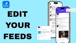 How To Edit Your Feeds On Bluesky App [upl. by Nomyaw993]