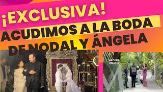 ¡EXCLUSIVA🚨 EN VIVO DESDE LA BODA CHRISTIAN NODAL Y ÁNGELA AGUILAR 🔥🚨 [upl. by Minier152]