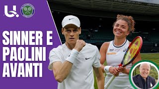 Wimbledon Scanagatta “Sinner e Paolini lasciano solo 7 game agli avversari Alcaraz ha rischiatoquot [upl. by Auhsuj]