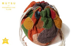 Colorful Patchwork Kinchaku Bag DIY  Flow No67 [upl. by Euh]