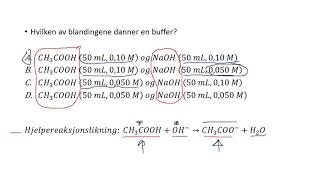 Kjemi 2  Buffere syrer og baser [upl. by Anoval815]