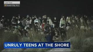 Unruly teens at Jersey Shore over Memorial Day Weekend [upl. by Muldon]