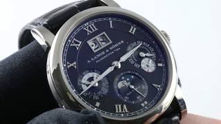 A Lange amp Sohne Langematik Perpetual 310026E Luxury Watch Review [upl. by Je600]