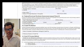 FINTRAC Individual Identification Record  Form 630 [upl. by Hannavas]