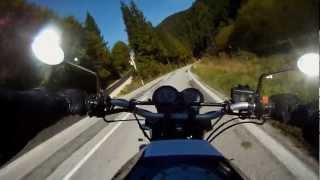 Honda CB500 onboard  Kalte Kuchl  GOPRO HD ZOOM H1  cruise mode [upl. by Crellen804]