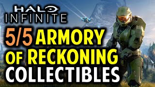 Armory of Reckoning All Collectibles Spartan Core amp Audio Logs Location  Halo Infinite [upl. by Otsenre]