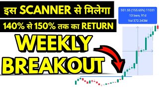 chartink scanner  MultiYear Breakout Scanner  Weekly breakout scanner [upl. by Dublin711]