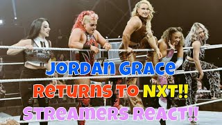 Streamers React  Jordynne Grace returns to NxT wwe nxt tna [upl. by Sharleen]