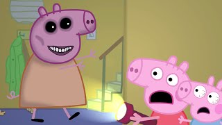 Scary Zombie Mommy Pig Visits Peppa Pig House  Horror Peppa Pig Animation [upl. by Tisbee]