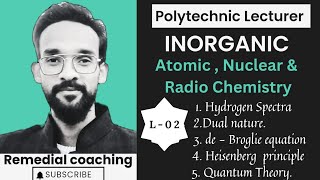 Hydrogen SpectraRydberg Eqnde BroglieHeisenbergQuantum numbers [upl. by Marco]