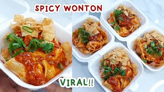 VIRAL WONTON PEDASSPICY WONTON IDE JUALAN KEKINIAN DIJAMIN ANTRI PEMBELI [upl. by Ahsiuqal913]