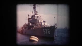 USN ships in San Diego  circa 1955 [upl. by Atenek339]