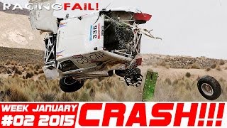 Dakar Special Racing and Rally Crash Compilation Week 2 January 2015 [upl. by Terrill29]