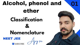 alcohol phenol and ethers class 12 organic chemistry 01  Classification amp nomenclature  NEET JEE [upl. by Akerdnuhs562]