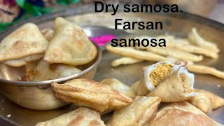 Diwali special crunchy dry samosa recipe easy homemade dry samosa recipe easy to make snack [upl. by Ahsienyt]