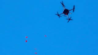 Its Raining Drones NASA drops 100 drones tiny enough to fit in your hand [upl. by Lynnea]