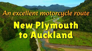 New Plymouth to Auckland  an excellent motorcycle route [upl. by Ysiad274]