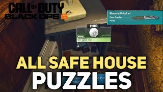 How To Complete All Safe House Puzzles Safe Code Call of Duty Black Ops 6 [upl. by Garling211]