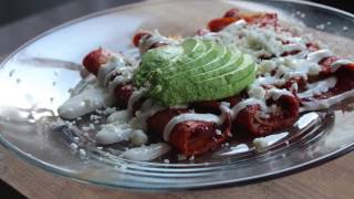 How To Make Red Enchiladas w Cheese Rojos [upl. by Yanehc]