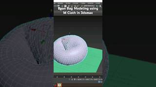 Bean Bag Modeling in 3dsmax  How to Model using M Cloth 3d 3dsmax tutorial [upl. by Elephus640]