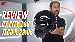 Review casco By City 180 Tech R2206 un casco de moto modular 180° ↔️ [upl. by Atihana]