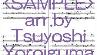 ＜Sample Score＞ Copacabana （Flute and Brass Quartet） [upl. by Peery]