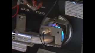 Adjusting the flame of an RV water heater [upl. by Haggai]