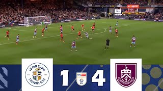 Luton Town vs Burnley 14  EFL Championship 202425  Match Highlights [upl. by Adnaluy734]