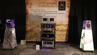 Acora Acoustics SRB1 Loudspeakers in Amethyst  VAC Amps  AXPONA 2024 [upl. by Edgell400]