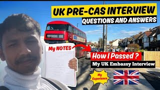 My pres CAS Interview UK 🇬🇧 experience [upl. by Noryv200]