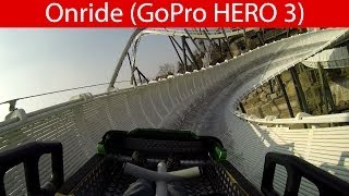 Heide Park  Bobbahn Schweizer Bobbahn  Onride Erste Reihe  Front Row POV [upl. by Conrade]