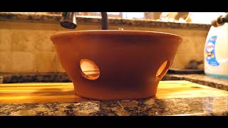 Converting A Terra Cotta Pot for Orchids [upl. by Ziguard607]