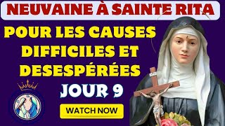 🙏 NEUVAINE COMPLETE à SAINTE RITA 🙏 Pour les CAUSES DÉSESPÉRÉES [upl. by Nasas]