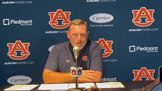 Butch Thompson previews Auburn baseballs fall scrimmages [upl. by Euqnomod803]