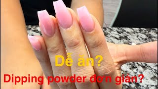 Dipping Powder Coffin Shape Bột Nhúng ở Mỹ [upl. by Peggie]