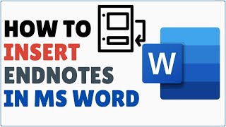 How to Insert Endnote in Word 2024 [upl. by Garnes]