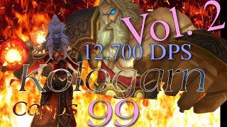 Ulduar 25 Kologarn 12700 DPS  Fire Mage PoV 99 Parse [upl. by Ahsienet217]