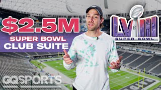 What 25M Gets You at Super Bowl LVIII  All Access  GQ Sports [upl. by Ahsets]