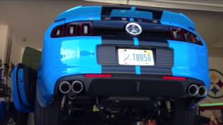 2014 GT500 stock exhaust vs stainless works exhaust [upl. by Becki100]